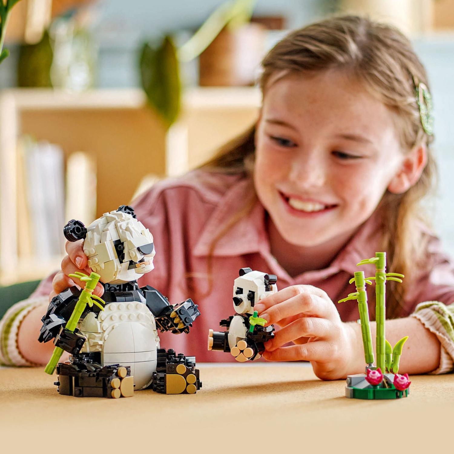 slide 5 of 6, LEGO Creator 3 in 1 Wild Animals Panda Family Building Toy 31165, 1 ct
