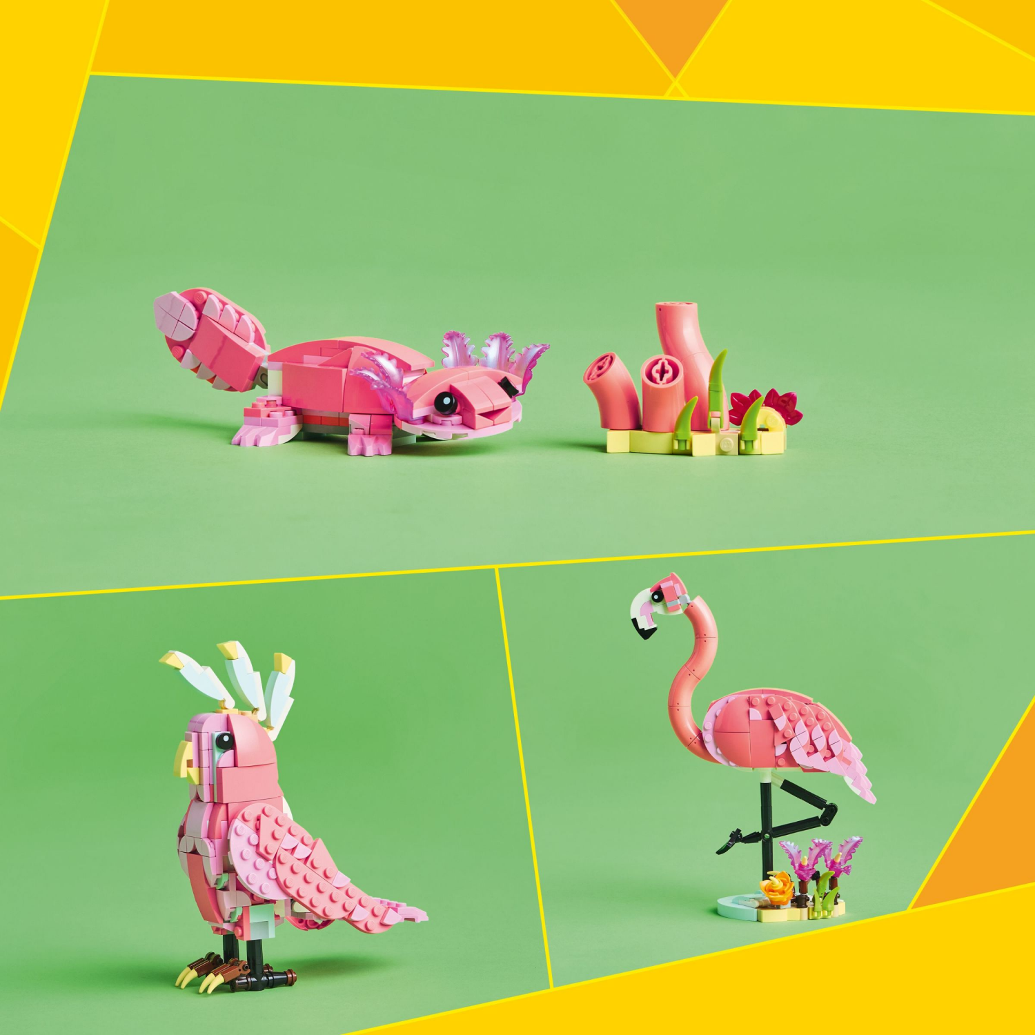 slide 4 of 5, LEGO Creator 3 in 1 Wild Animals: Pink Flamingo 31170, 1 ct