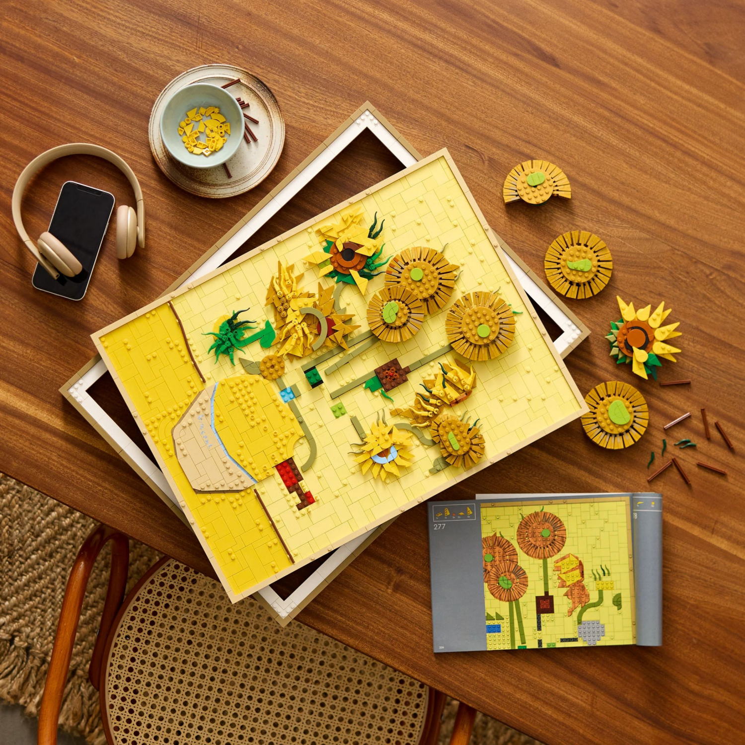 slide 3 of 6, LEGO Art Vincent van Gogh Sunflowers Building Set 31215, 1 ct