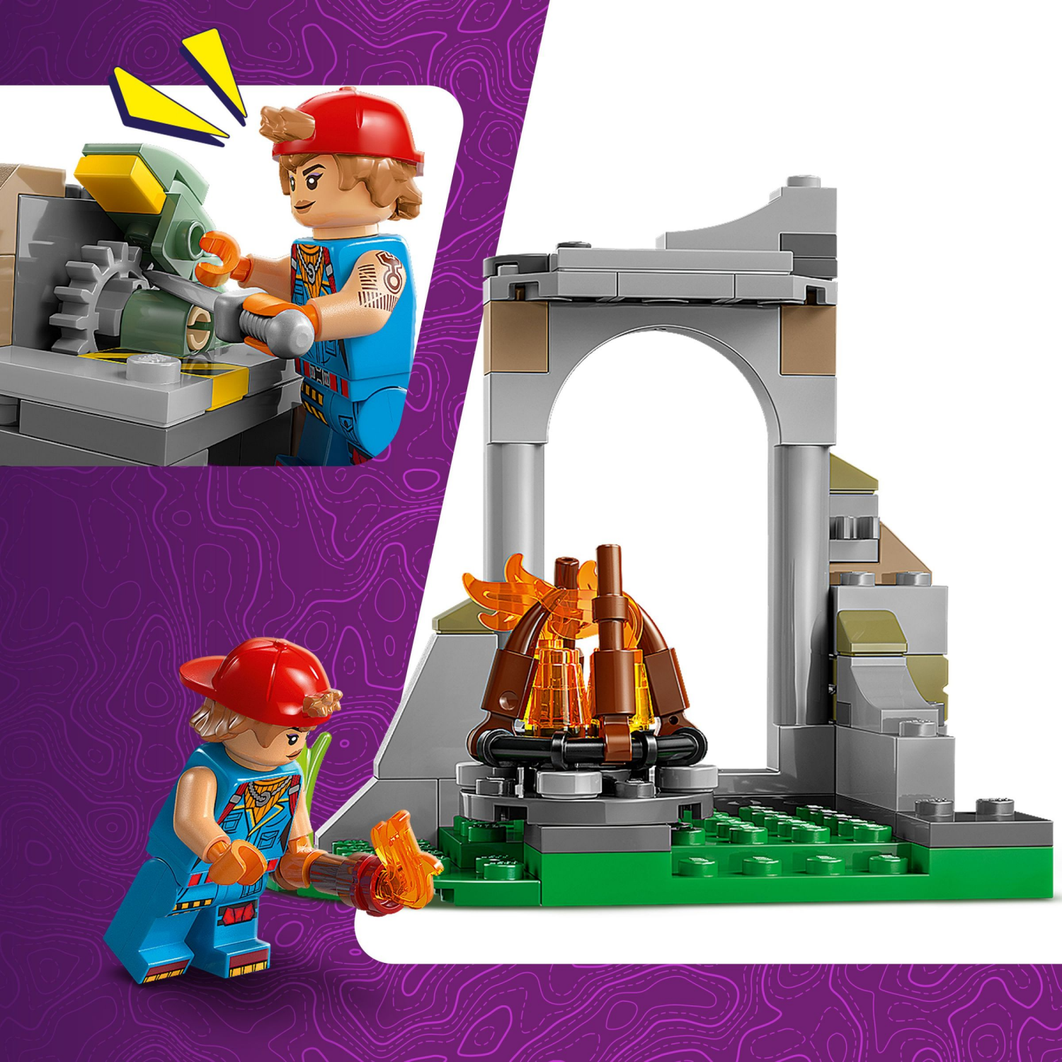 slide 3 of 6, LEGO Fortnite Peely & Sparkplugs Camp Toy 77075, 1 ct