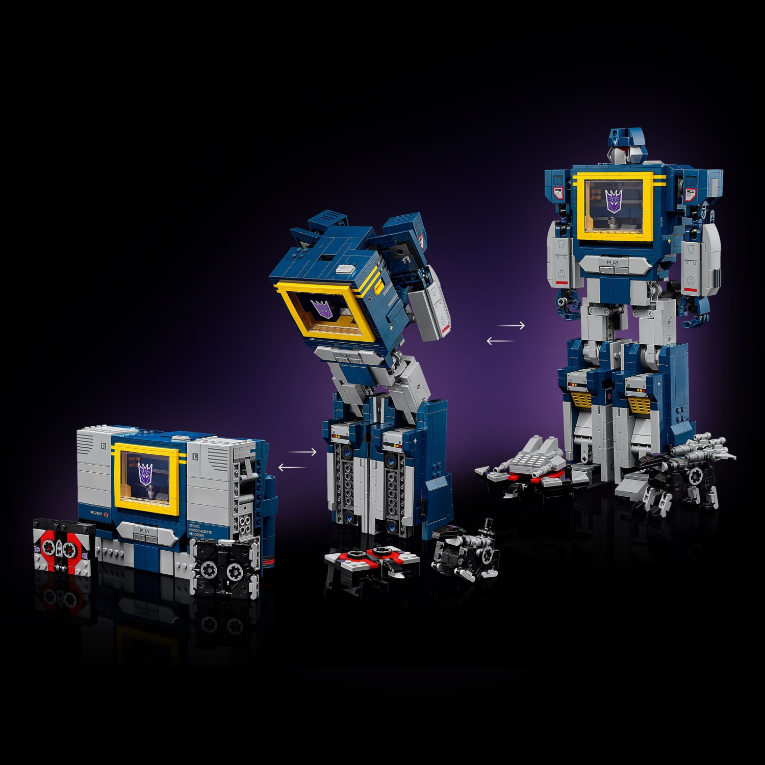 slide 5 of 7, LEGO Icons Transformers Soundwave 10358, 1 ct