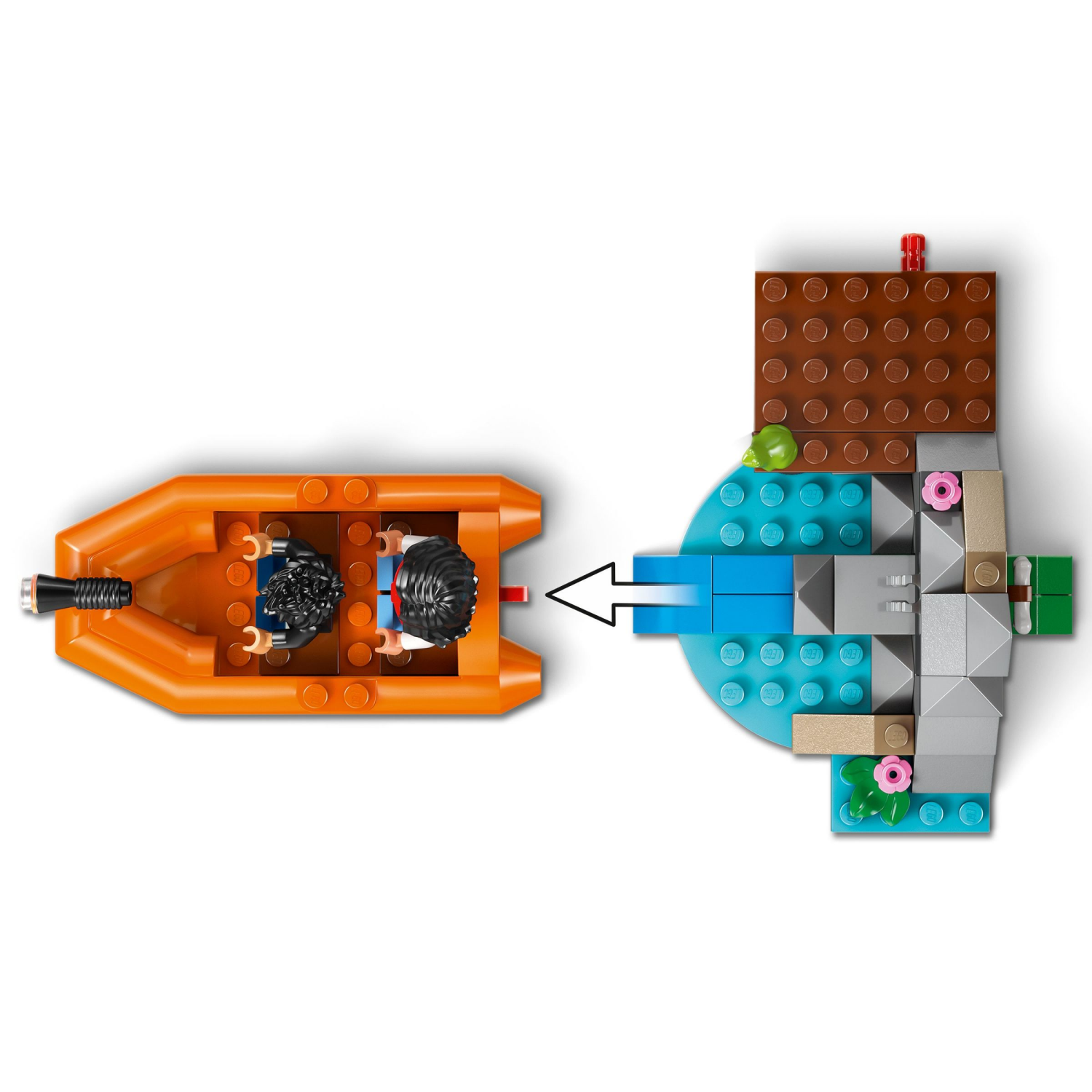 slide 4 of 6, LEGO Jurassic World T. rex River Escape 76975, 1 ct