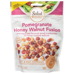 Salad Pizazz! Pomegranate Honey Walnut Fusion Fruit & Nut Toppings 4 oz