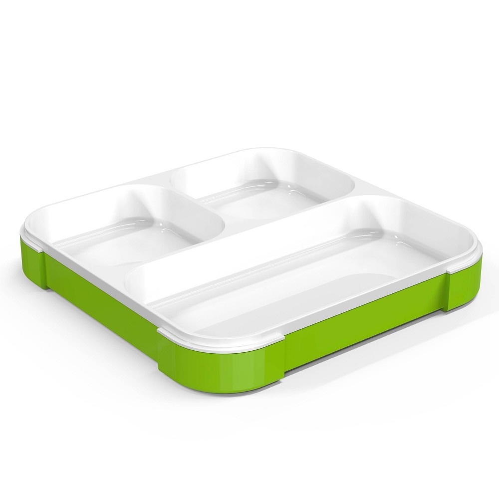 slide 3 of 3, Minecraft Plastic Ultra Slim Bento Box - Zak Designs, 27 oz