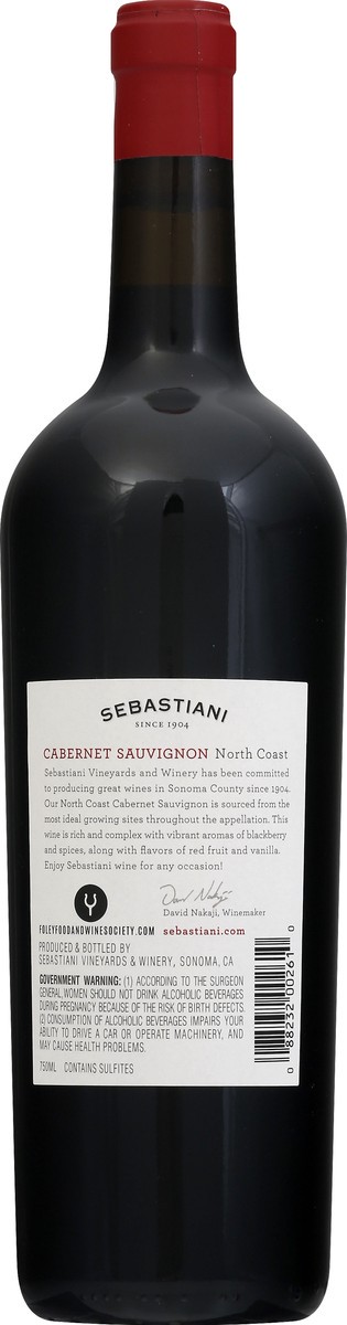 slide 5 of 10, Sebastiani Vineyards and Winery 2017 North Coast Cabernet Sauvignon 750 ml, 750 ml