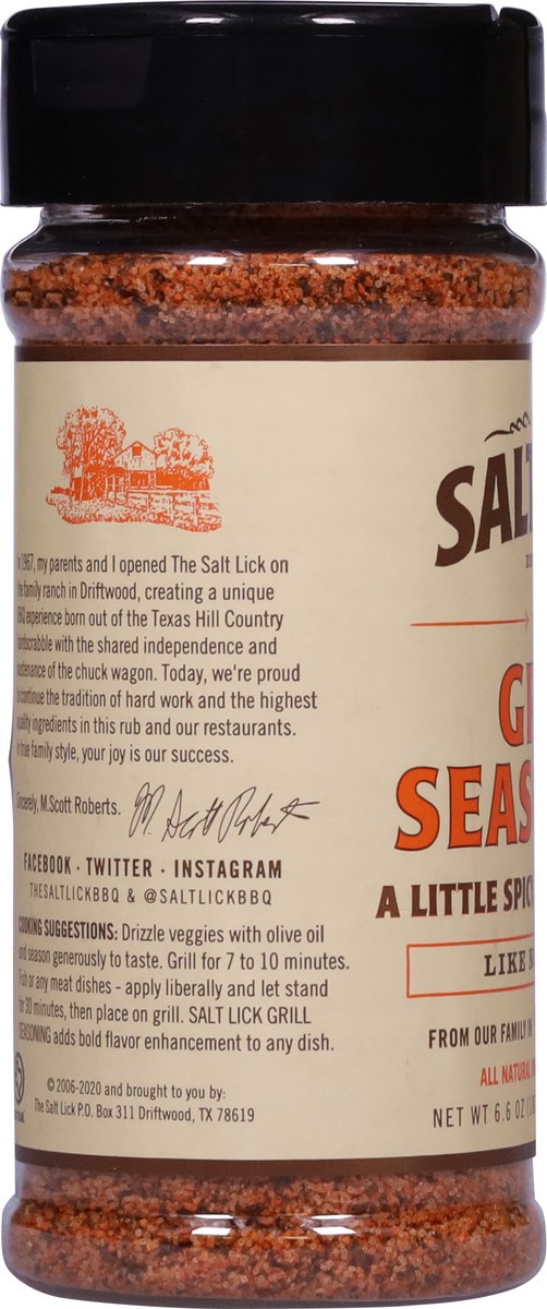 slide 7 of 13, The Salt Lick Grill Seasoning 6.6 oz, 6.6 oz