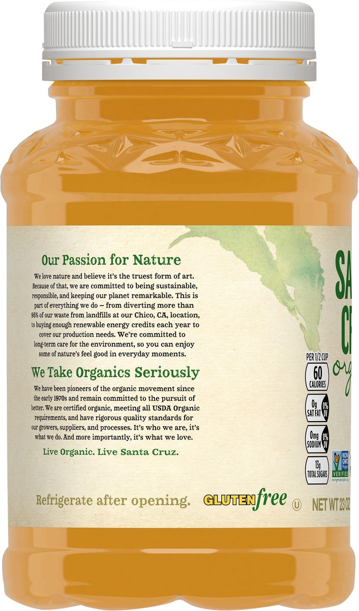 slide 5 of 7, Santa Cruz Organic Cinnamon Apple Sauce, 23 Ounces, 23 oz