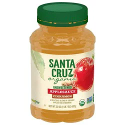 Santa Cruz Organic Unsweetened Cinnamon Applesauce 23 oz