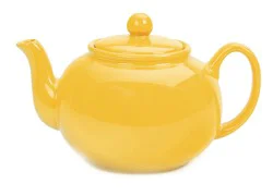 RSVP International Yellow Stoneware Teapot