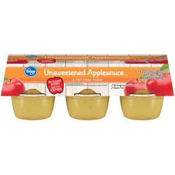 Kroger Unsweetened Applesauce Bowls