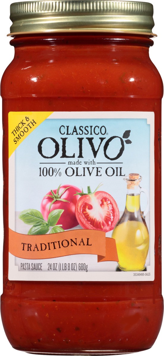 slide 6 of 7, Classico Olivo Traditional Sauce, 24 oz