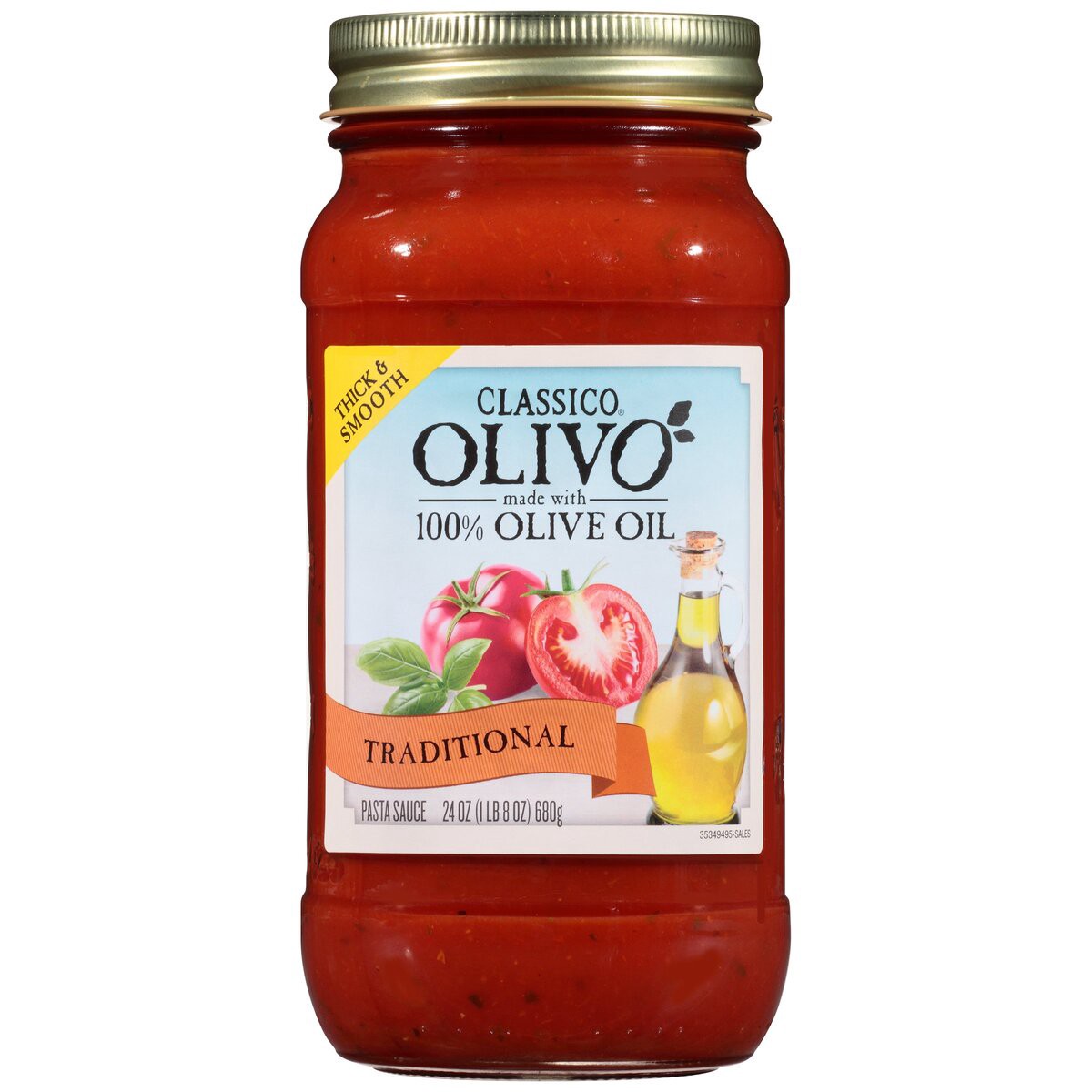 slide 1 of 7, Classico Olivo Traditional Sauce, 24 oz