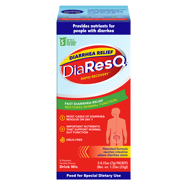 slide 1 of 1, DiaResQ Rapid Recovery Vanilla Flavor, 5 ct