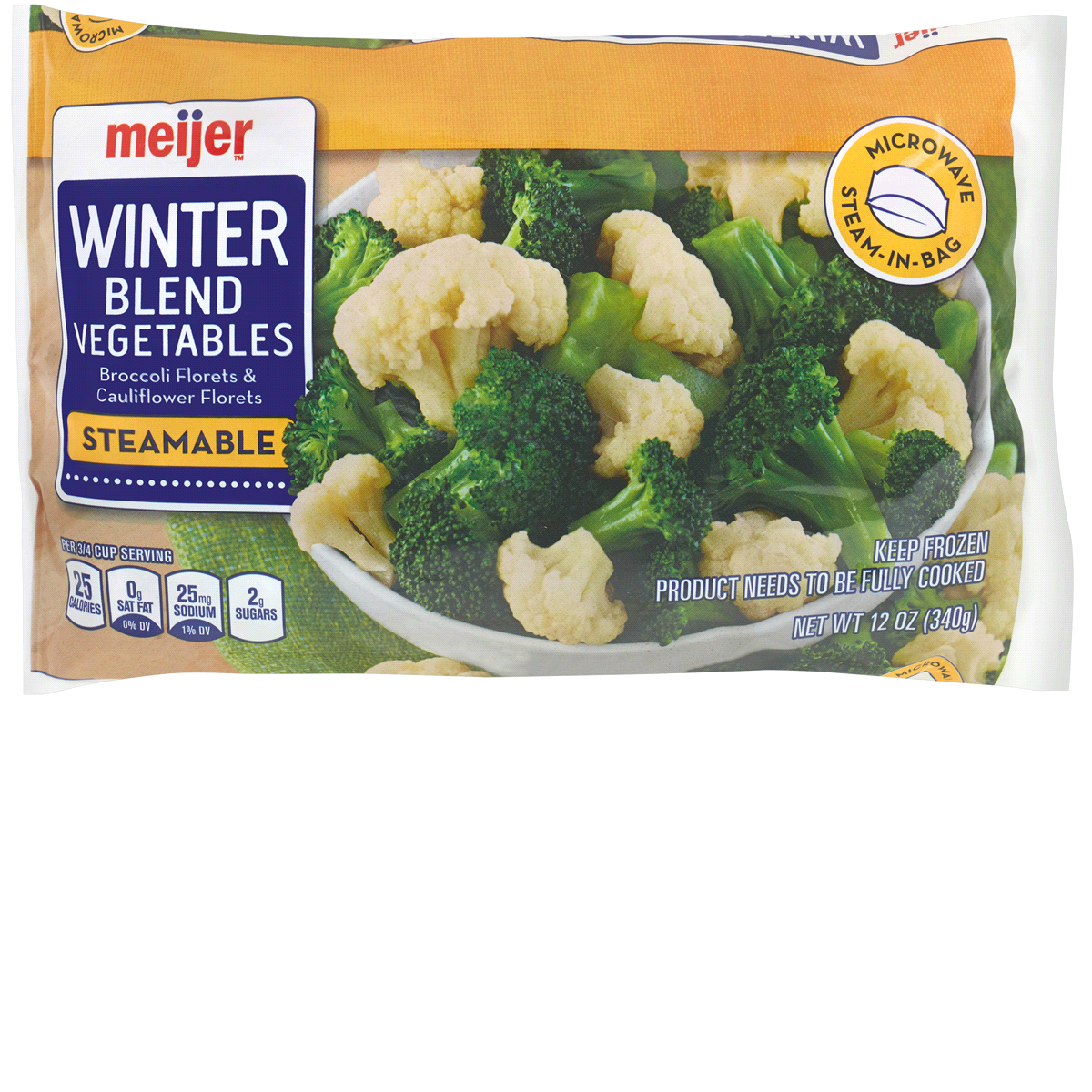 slide 1 of 5, Meijer Steamable Winter Blend, 12 oz