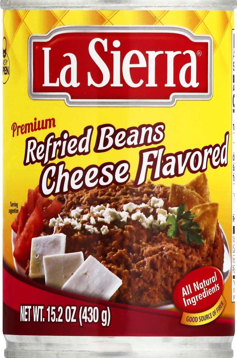 slide 1 of 9, La Sierra Premium Cheese Flavored Beans 15.2 oz, 15.2 oz