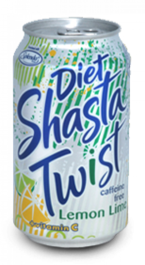 Shasta Caffeine Free Diet Lemon Lime Twist Soda 12 oz | Shipt