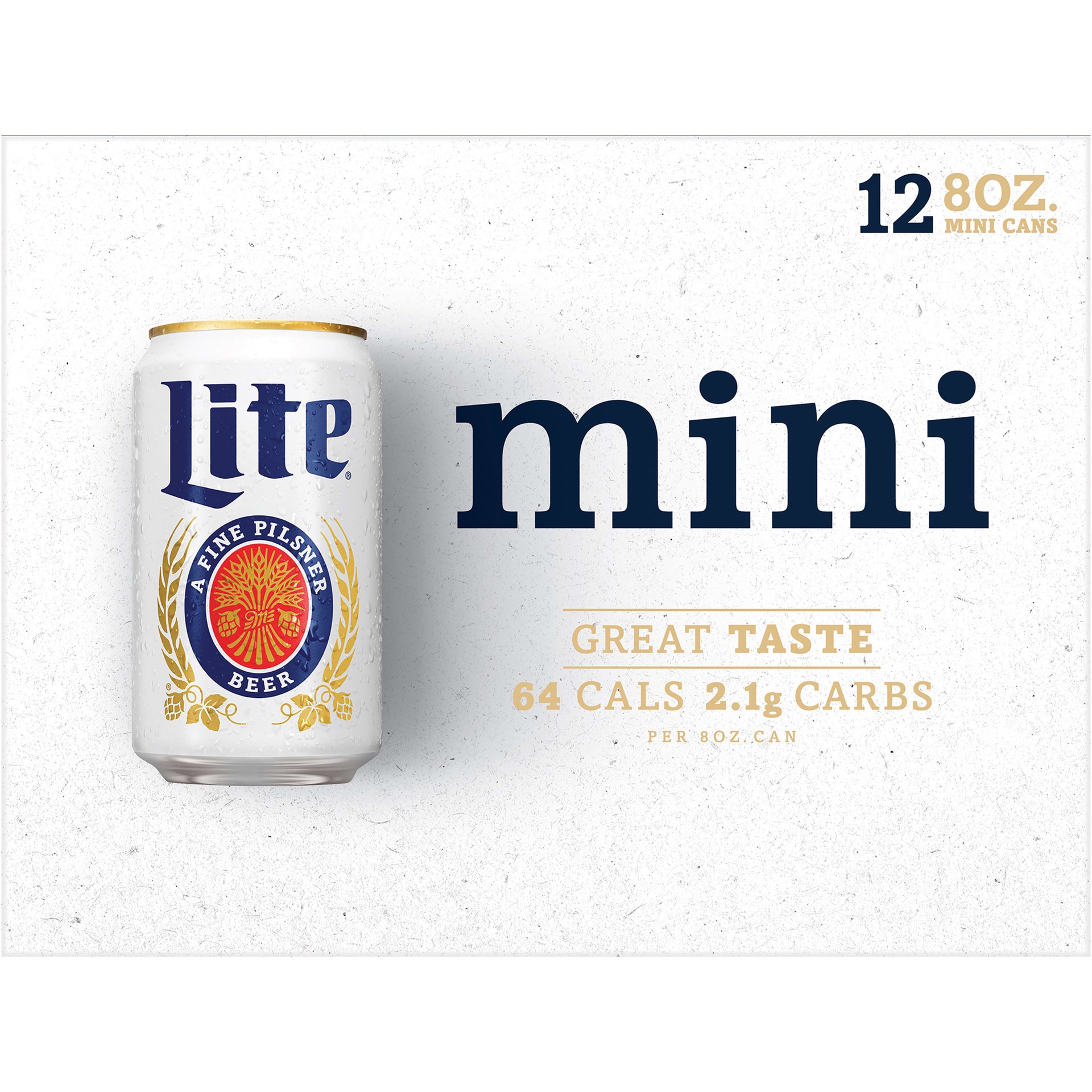 slide 4 of 5, Miller Lite Can, 12 ct; 8 oz