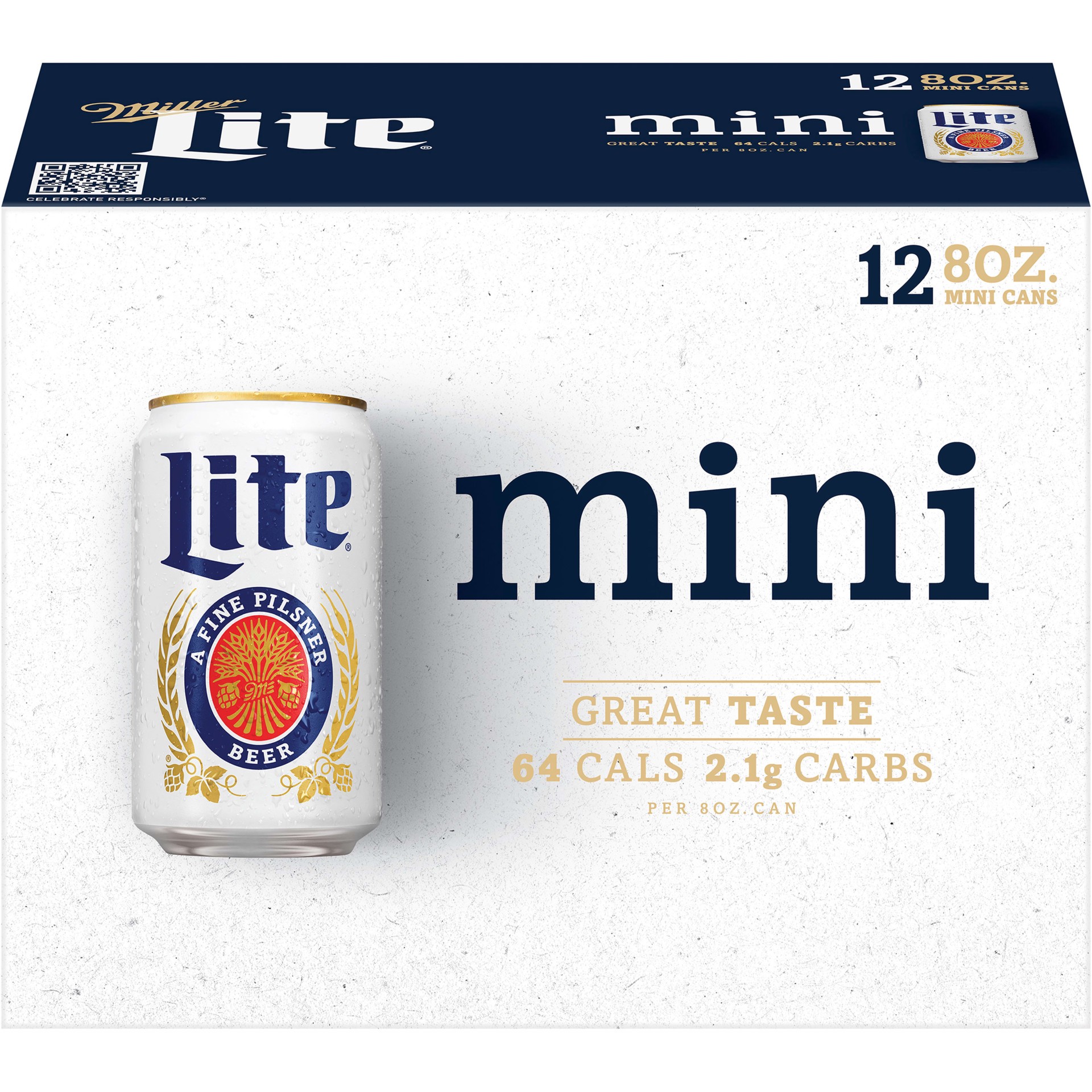 slide 2 of 5, Miller Lite Can, 12 ct; 8 oz