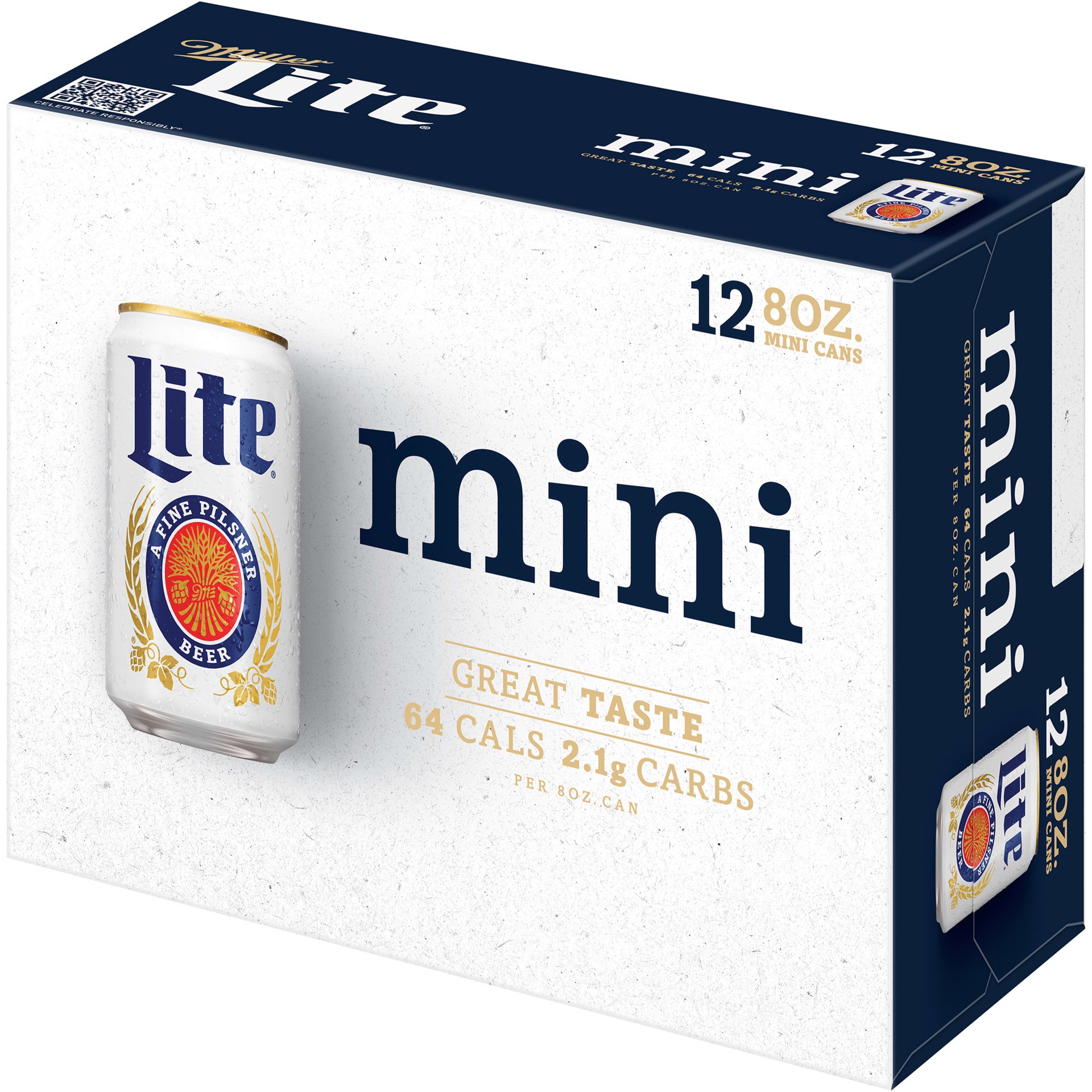 slide 5 of 5, Miller Lite Can, 12 ct; 8 oz