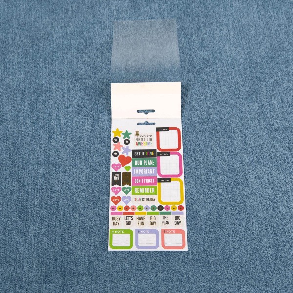 slide 6 of 7, Happy Planner Stickers, 9-1/8" X 4-13/16", Everyday Reminders, Pack Of 5 Sticker Sheets, 5 ct