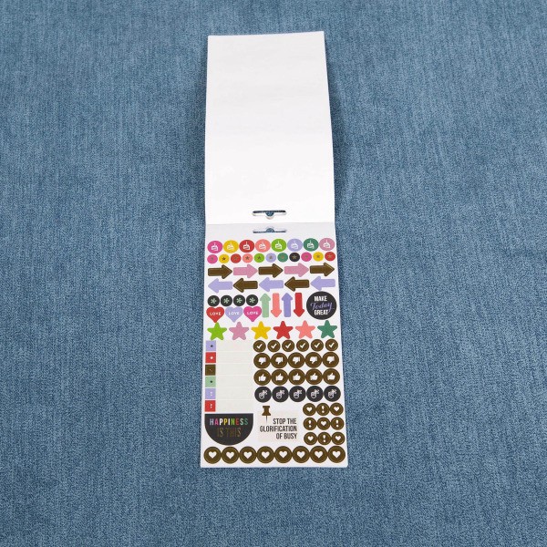 slide 7 of 7, Happy Planner Stickers, 9-1/8" X 4-13/16", Everyday Reminders, Pack Of 5 Sticker Sheets, 5 ct