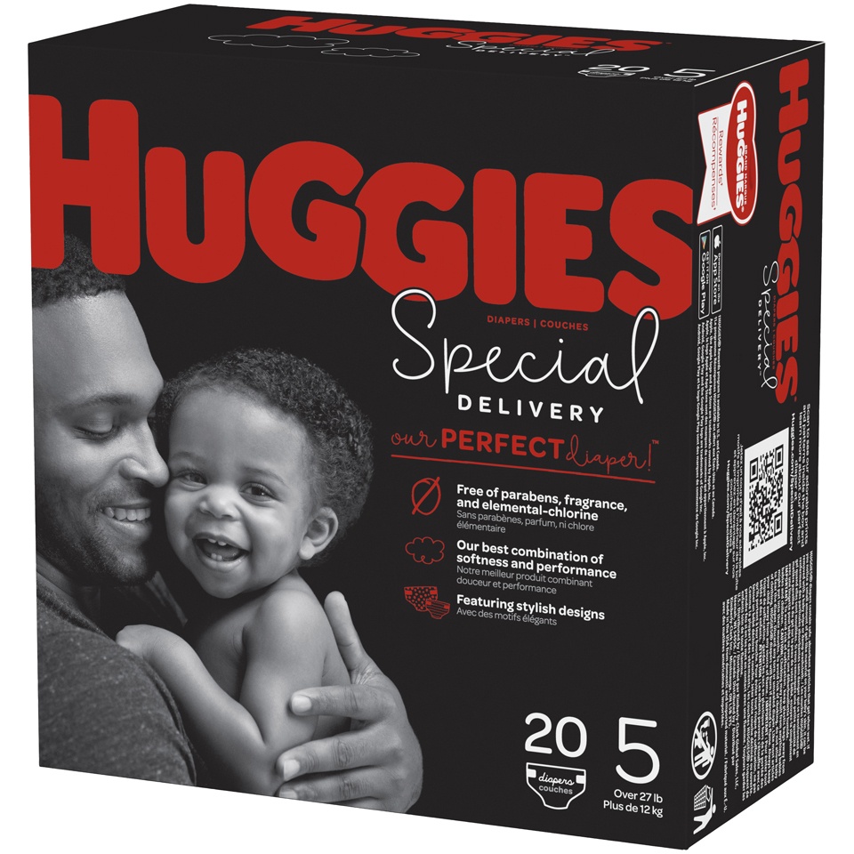 slide 3 of 3, Huggies Special Delivery Diapers, Size 5, 20 ct