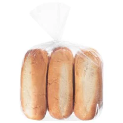 Bakery Fresh White Sub Rolls, 6 ct