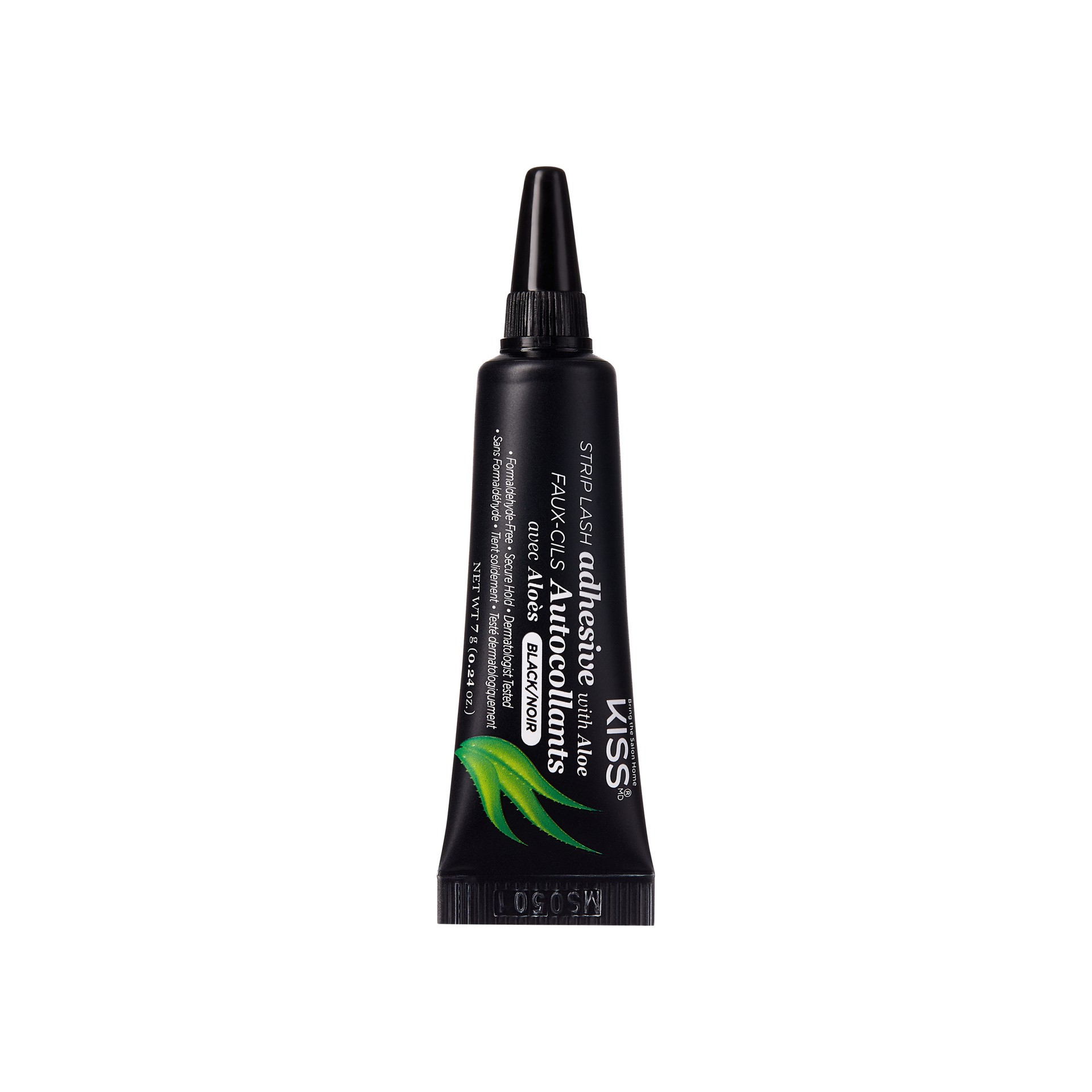 slide 2 of 5, KISS Ever EZ Aloe Vera Eyelash Adhesive, Latex Black, 1 ct