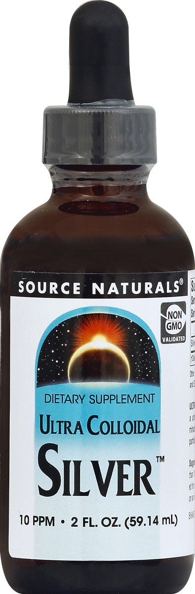 slide 2 of 2, Source Naturals Ultra Colloidal Silver Liquid, 2 fl oz