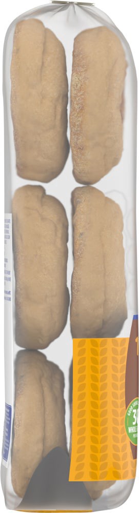 slide 3 of 4, Kroger 100% Whole Wheat English Muffins, 13 oz