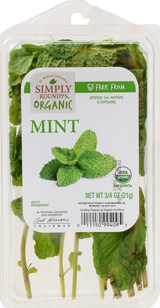 slide 2 of 2, Roundy's Roundys Organics Mint, 0.75 oz