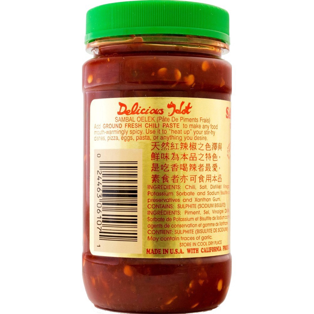 slide 2 of 3, Huy Fong Chili Paste, 8 oz