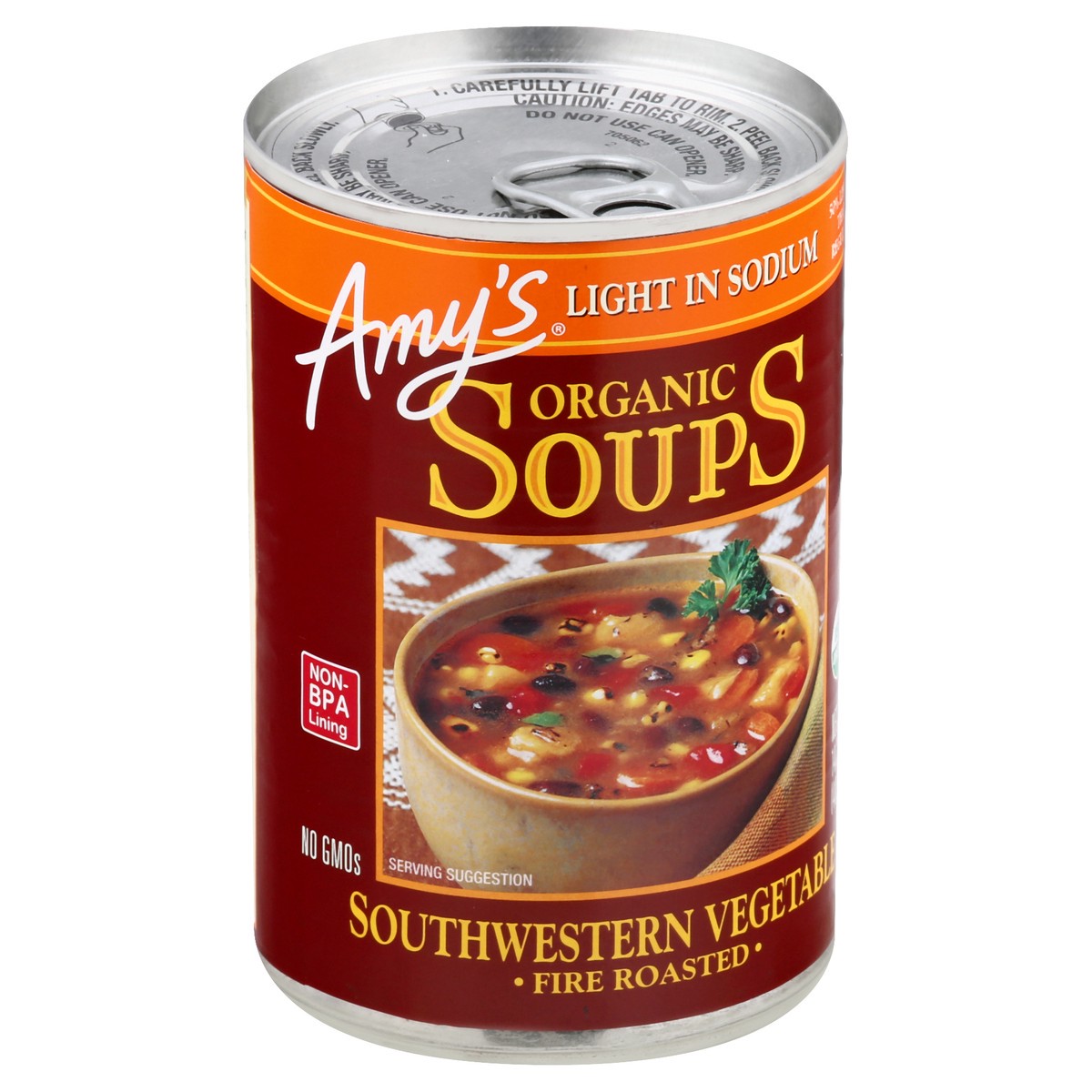 slide 3 of 9, Amy's Southwestern Vegetable Soup, Light in Sodium, 14.3 oz