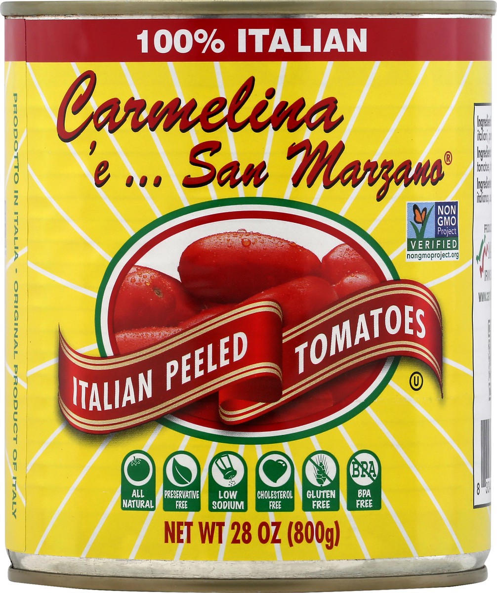 slide 1 of 10, Carmelina 'e... San Marzano Tomatoes 28 oz, 28 oz