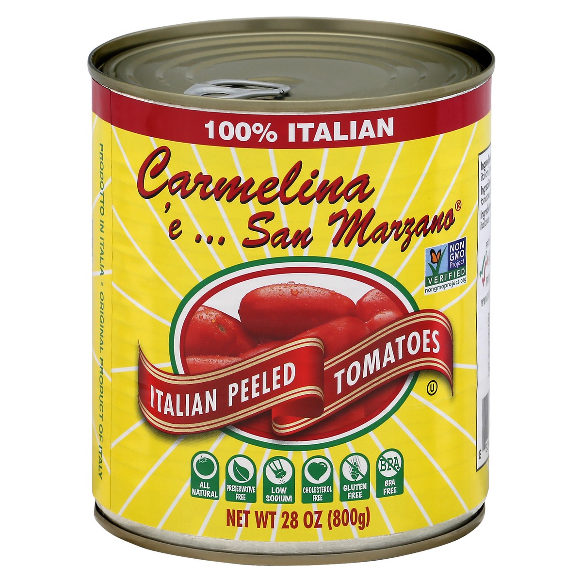 slide 10 of 10, Carmelina 'e... San Marzano Tomatoes 28 oz, 28 oz