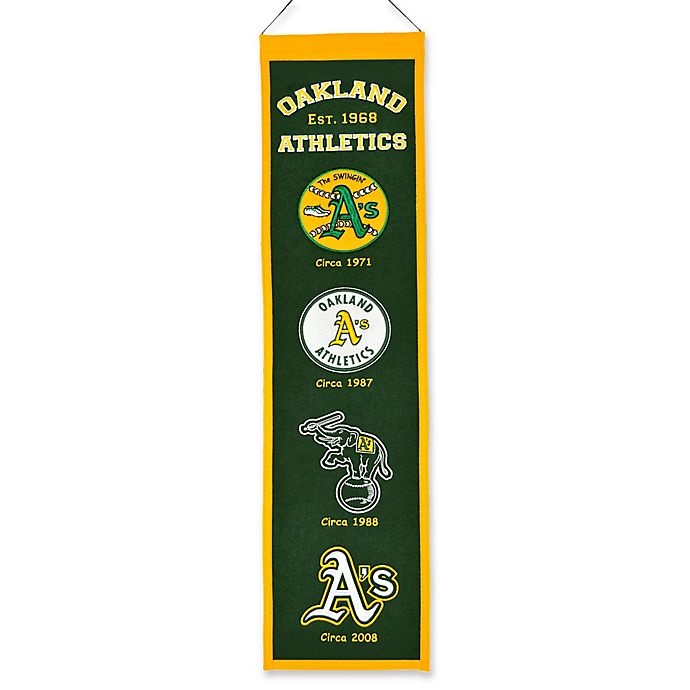 slide 1 of 1, MLB Oakland A's Vintage Heritage Banner, 1 ct