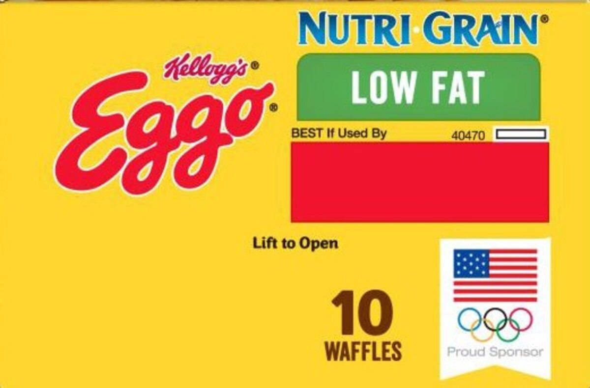 slide 7 of 8, Eggo Frozen Waffles Low Fat, 12.3 oz, 10 Count, 12.3 oz