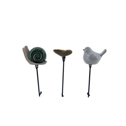 ROOM & RETREAT Rr Ceramic/metal Garden Pick 3 Ast