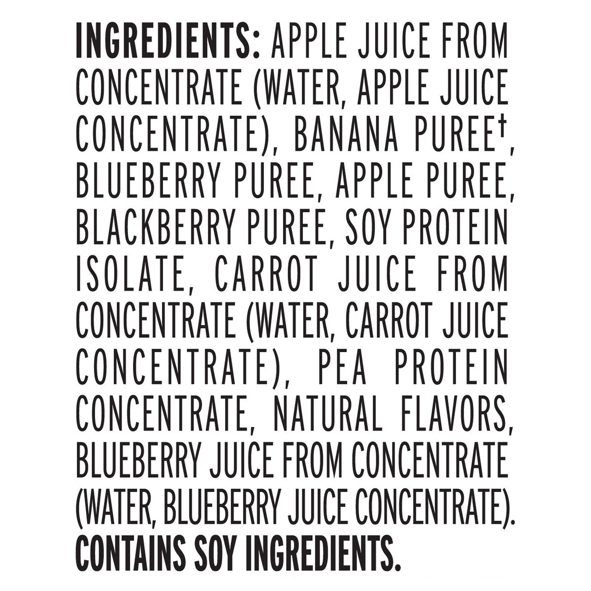 slide 2 of 10, Naked Plant Protein Blueberry Banana Juice - 15.2 oz, 15.2 oz