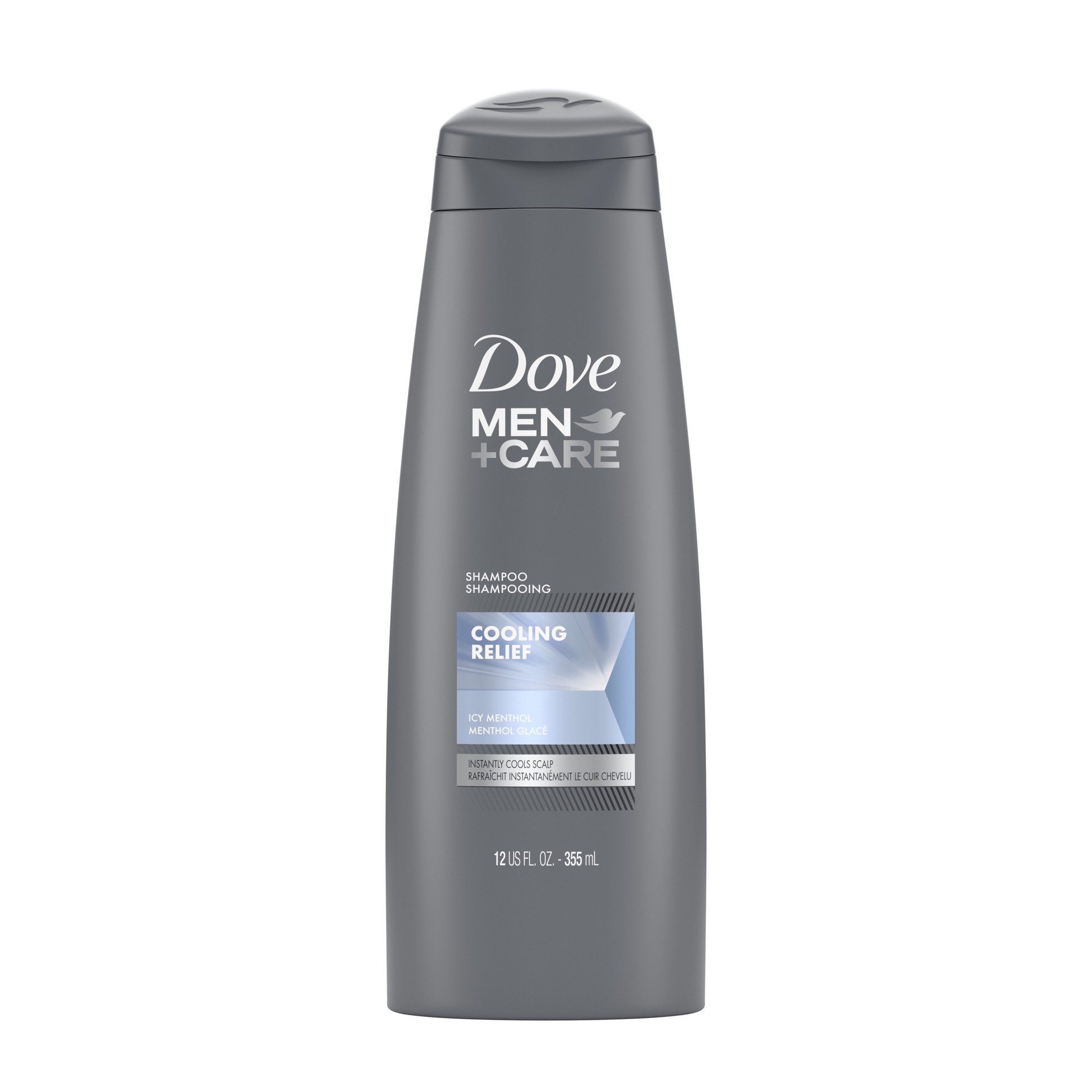 slide 1 of 2, Dove Men+Care Cooling Relief Fortifying Shampoo, 12 fl oz