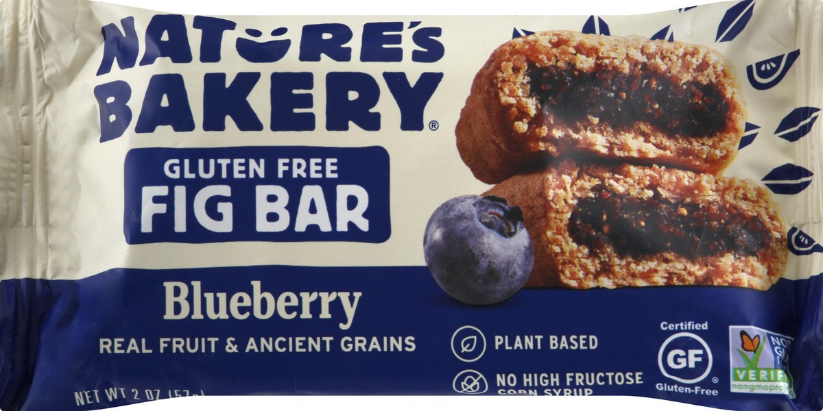 slide 2 of 12, Nature's Bakery Gluten Free Bars Fig Blueberry, 2 oz