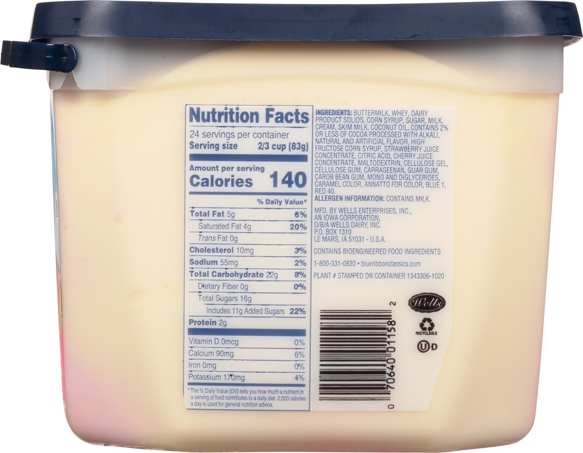 slide 6 of 10, Blue Ribbon Classics Neapolitan Frozen Dessert Pail, 128 fl oz, 128 fl oz