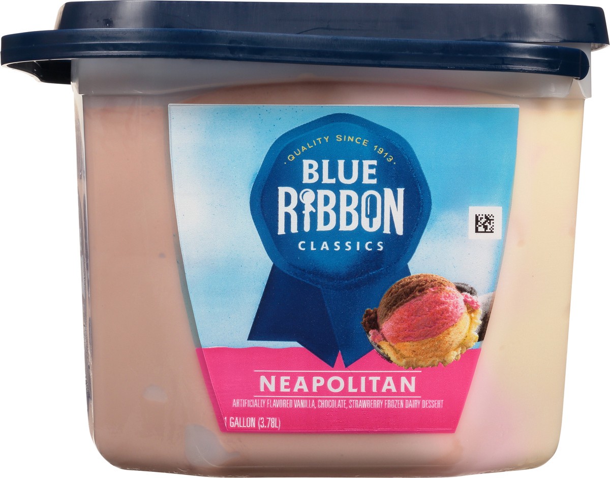 slide 8 of 10, Blue Ribbon Classics Neapolitan Frozen Dessert Pail, 128 fl oz, 128 fl oz