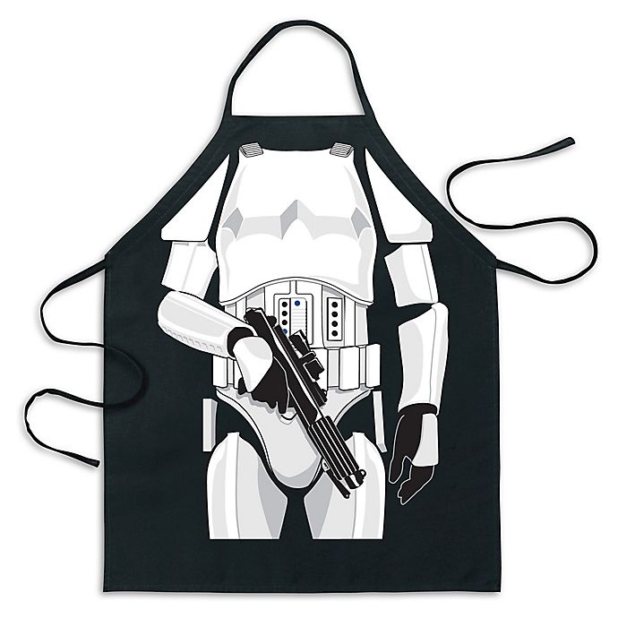 slide 1 of 1, Star Wars Stormtrooper Apron - Black, 1 ct