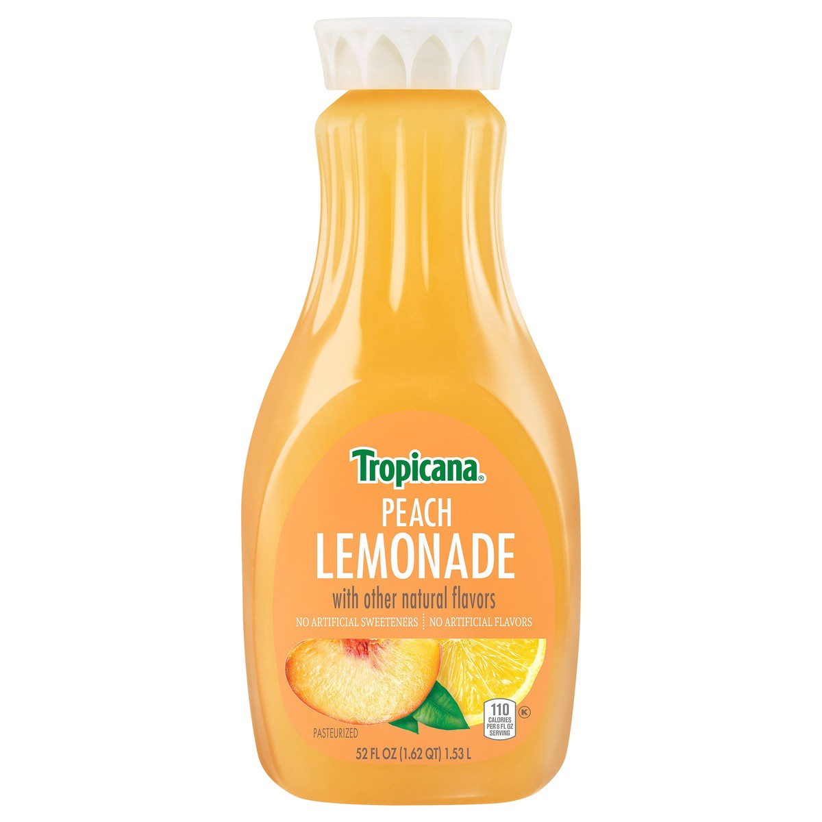 slide 1 of 8, Tropicana Peach Lemonade - 52 oz, 52 oz