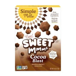 Simple Mills Sweet Mmms Cocoa Blast Baked Sweet Snacks 4 oz