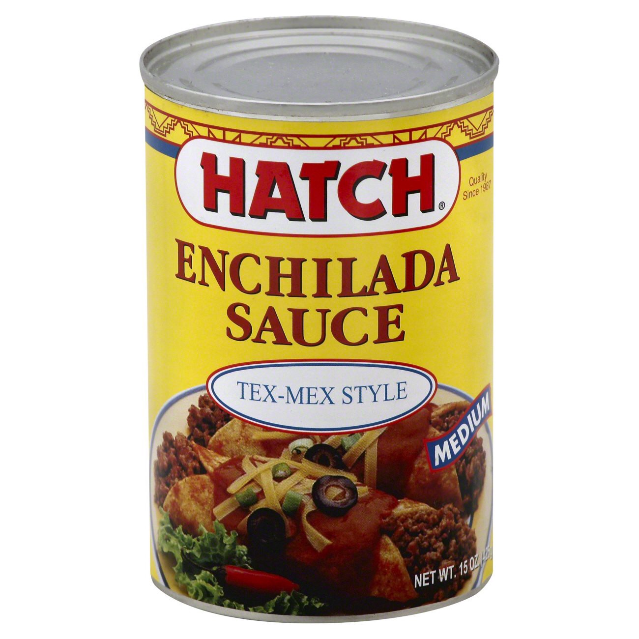 slide 1 of 3, Hatch Tex-Mex Style Medium Enchilada Sauce, 15 oz