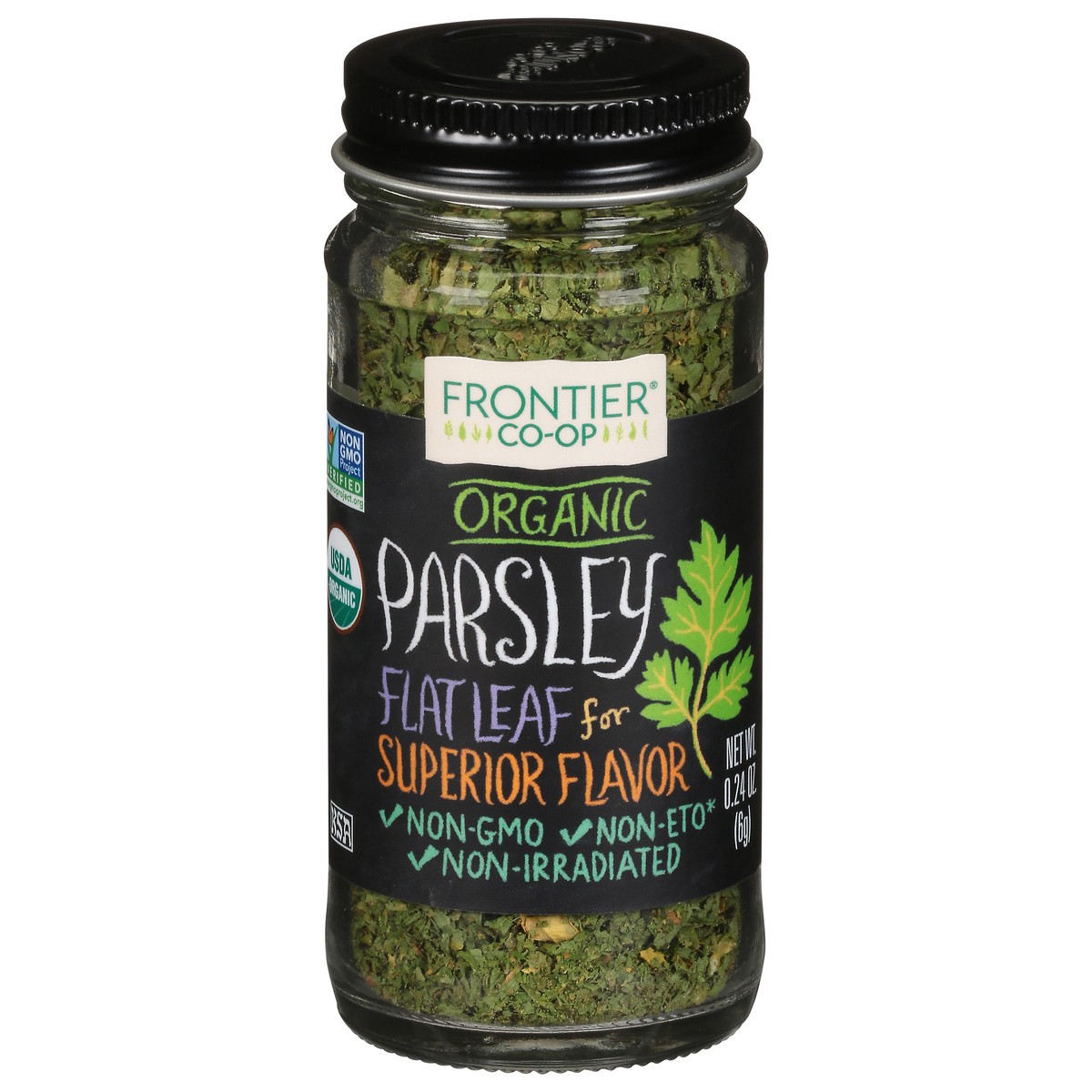 slide 1 of 10, Frontier Herb Frontier Co-op Parsley Flakes, 0.24 oz