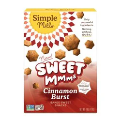 Simple Mills Sweet Mmms Cinnamon Crunch Cookies - 4 oz