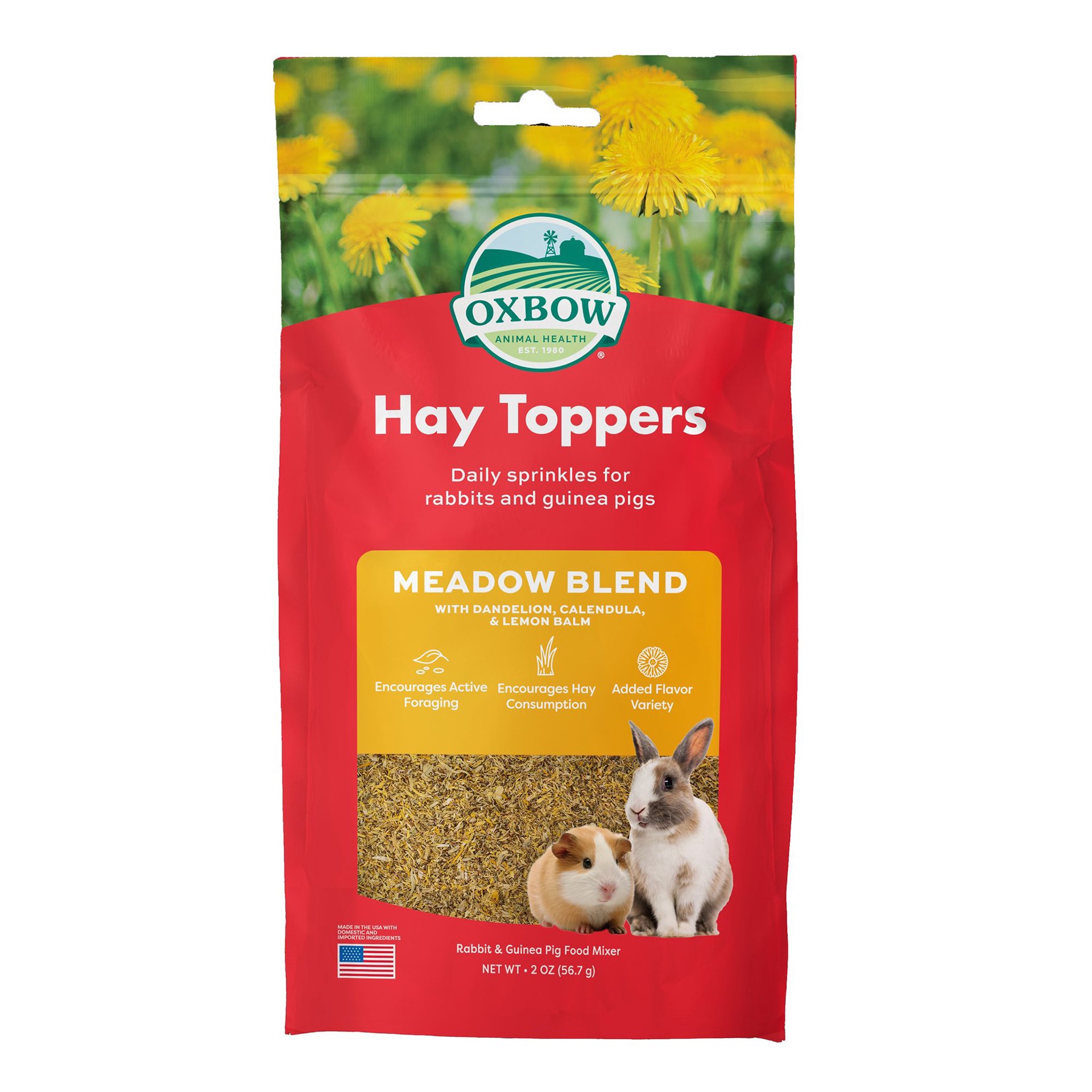 slide 1 of 1, Oxbow Hay Toppers - Meadow Blend, 2 oz
